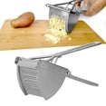 thumbnail image 1 of Potato Ricer Stainless Steel Potato Masher, Food Ricer, Fruit and Vegetables Press,Manual Masher Ricer Kitchen Tool,Manual Ricer Crusher Fruit Lemon Squeezer for Kitchen Use, 1 of 9
