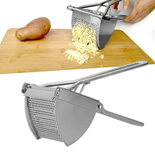 Potato Ricer Stainless Steel Potato Masher, Food Ricer, Fruit and Vegetables Press,Manual Masher Ricer Kitchen Tool,Manual Ricer Crusher Fruit Lemon Squeezer for Kitchen Use