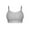 Gray, variant on ZyeKqe Sport Bras for Women Adjustable Spaghetti Strap Everyday Bras Full Support Workout Gym Running Bras