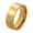 Gold, variant on Stainless Steel Ring, Unisex Korean Style Geometric Rings, Metal National Tide Ring for Men and Women