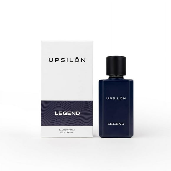 Upsilon Legend Eau De Parfum For Men 100ml, 3.4 Fl.oz. | Long Lasting Woody & Warm Fragrance For Boys | With Lemon, Orange, Patchouli & Red Apple Notes - Travel Friendly, Luxury Scent