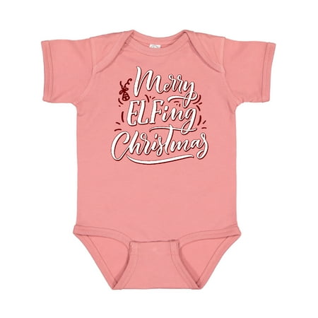 

Inktastic Merry Elfing Christmas Gift Baby Boy or Baby Girl Bodysuit