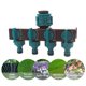 thumbnail image 3 of Wdftyju Adaptador de divisores de manguera de 4 vías Conector de rosca de manguera de agua Accesorios de riego Wdftyju 2se9yq7nq8bp1zt4, 3 of 9