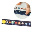 thumbnail image 1 of Wooden Solar System Universe Learning Puzzle Pieces Ornament Diy Craft Decoration Maintenance Free Durable Material Long Lasting Fade Resistant Indoor Outdoor Decor Table Centerpiece Wall Decor, 1 of 8