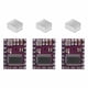 thumbnail image 4 of Módulo Controlador De Motor Paso A Paso, DRV8825 Módulo Controlador De Motor Paso A Paso PCB De 4 Capas Púrpura + Negro Para StepStick ANGGREK DRV8825 Stepper Motor Driver Module, 4 of 8