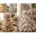 thumbnail image 6 of 2026 New DIY Layered Quilted Fabric Tree Sewing Craft Kit, 4 Floral Designs, Hand-Stitched 3D Petal Patchwork Project for Starters, Ideal Farmhouse Cottage Home Decoration, 6 of 8