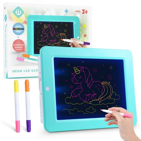 UPC: 0709345912909 | Drawing Tablet Pad With LED Lights Effects