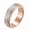 Rose Gold, variant on Anxiety Fidget Spinner Rings for Men Women Wave Pattern 14K Yellow Gold Spinning Rotatable Ring Punk Rock Anti Stress Jewelry
