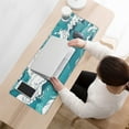 thumbnail image 3 of Enhance Your Gaming Experience with our XL Japanese Blue and White Wave Mouse Pad - Non-Slip Rubber Base, Stitched Edges, Large Size, 31.5 X 11.8 Inch, 3 of 7