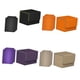 thumbnail image 2 of 4 cajas para barajas de cartas, resistentes, coleccionables, con cierre magnético, de cuero sintético. Negro Naranja Púrpura, 2 of 9
