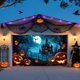 thumbnail image 4 of Banderas Decorativas De Halloween Para Garaje, Exterior E Interior, Artículos Para Fiestas, Letrero Decorativo Con Temática De Calabazas Y Murciélagos Terroríficos, 4 of 6
