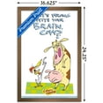 thumbnail image 3 of Cow and Chicken - Brain Wall Poster, 14.725" x 22.375", Framed, 3 of 5