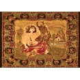 thumbnail image 1 of Ahgly Company Indoor Rectangle Medallion Orange French Area Rugs, 4' x 6', 1 of 1