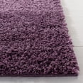 thumbnail image 4 of Arizona Shag Dark Grey Large Rectangle Rug-Color:Purple,Shape:Runner,Size:2'-3" X 8', 4 of 11