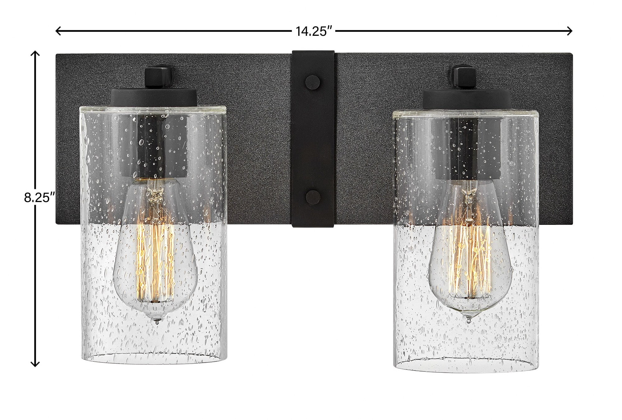 Hinkley Lighting - Two Light Bath - Sawyer - 2 Light Bath Vanity in Rustic Style