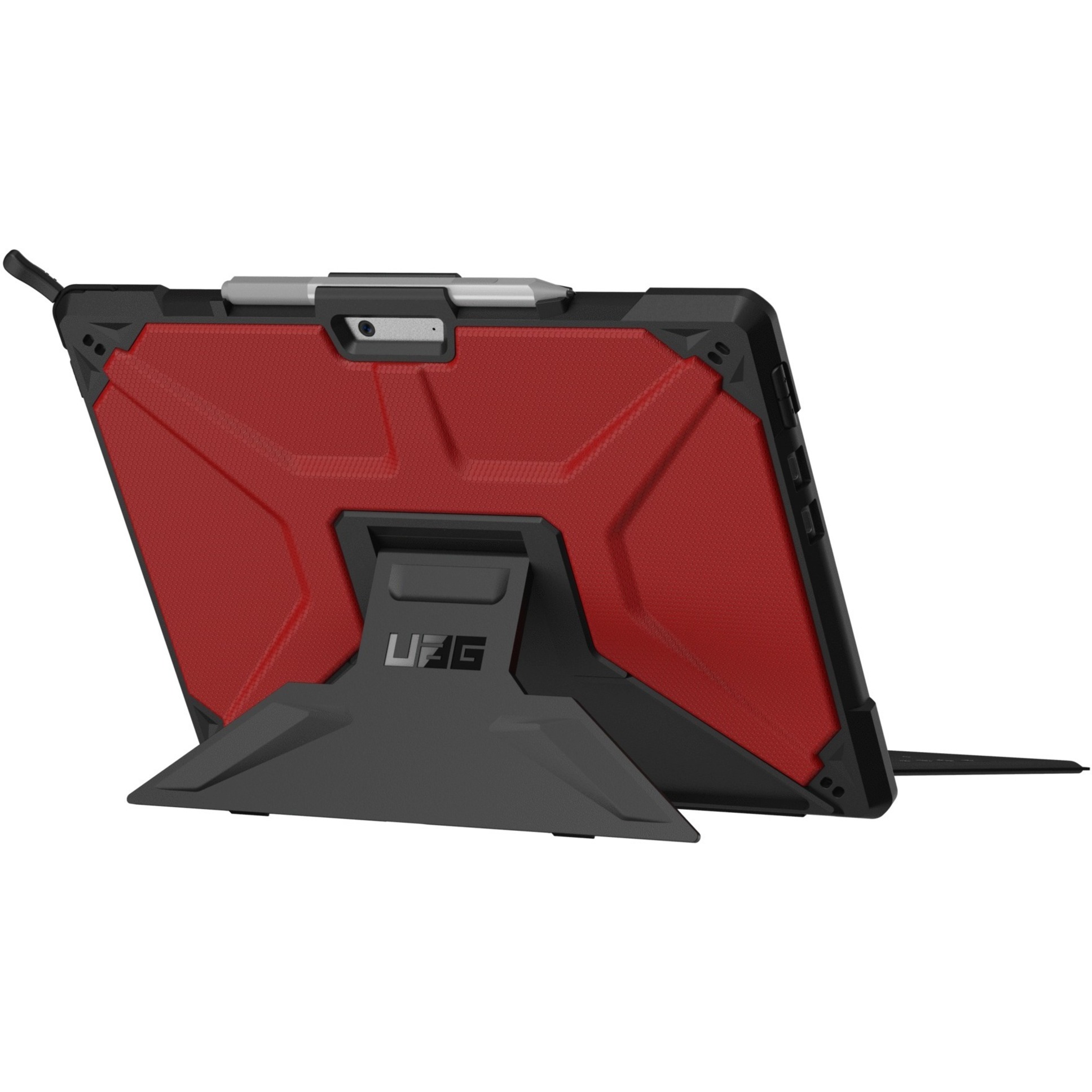 UAG Microsoft Surface Pro X Case, Metropolis FeatherLight Rugged [Magma] Protective Cover