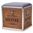 thumbnail image 1 of Baxton Studio Violetta Light Gray Fabric Wood Storage Trunk Ottoman, 1 of 10
