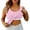 Pink-1, variant on Womens Tank Tops with Built in Bras Stretchy Ribbed Scoop Neck Slim Fit Padded Sleeveless Shirt Basic Tanks