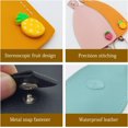 thumbnail image 3 of Yazoeia 2Pcs Cute Key Fob Case, PU Leather Car Key Case Portable Key Pouch Personalized Pull Out Key Bag for Car Keys CJC912-144883, 3 of 6