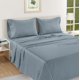 thumbnail image 1 of Casa Platino Juego de Sábanas Cal King – 1000 Hilos, 100% Egyptian Cotton, Comodidad de Satén de Hotel de Lujo con Bolsillo Profundo de 15”, Fácil de Lavar – Azul Francés, 1 of 7