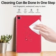 thumbnail image 4 of Decase Case for Samsung Galaxy Tab A9+ 11", Slim Fit Soft TPU Translucent Hybrid Bumper Shell for Galaxy Tab A9+/A9 Plus,Shockproof Hard Tablet Cover,Red, 4 of 7