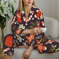 thumbnail image 6 of Naloa Winter Holiday Christmas Pajamas for Women Set, Womens Pajama Sets, Lounge Sets for Women, 2pjs for Women-Small, 6 of 7