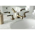 thumbnail image 3 of Kingston Brass KS4463KL Whitaker Widespread Bathroom Faucet with Brass Pop-Up, Antique Brass, 3 of 8
