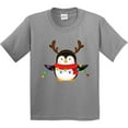 thumbnail image 3 of Inktastic Penguin Xmas Youth T-Shirt, 3 of 5