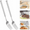 2pc Extendable Fork#8, variant on New Silver Extendable Fork Long Fork Prank 8.5in Expandable Telescoping Forks, Telescopic Stainless Steel Dinner Forks for Dinner Fruit Salad and Dessert (4 Pcs)