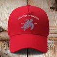 thumbnail image 2 of MIASHUI Baseball Cap for Men Women Print Sun Running Adjustable Sun Hat,Red, 2 of 3
