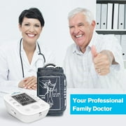 Easy@Home Digital Upper Arm Blood Pressure Monitor with Cuff, Battery, Bag