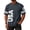 Dark Gray, variant on Men's Short Sleeve V Neck Jersey Style Tops "USA"Alphabet Pattern Printed T-Shirt The 250 Years of USA Flag Design Short Sleeves,Blue,XXL