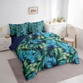 thumbnail image 3 of Homewish Tree Leaves Twin Bedding Sets 7-Piece for Teenagers,Botanical Theme Bedding Comforter Set Microfiber,Tropical Plants Breathable Sheet Sets,Ultra Soft Home Decor,Reversible, 3 of 8