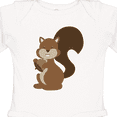 thumbnail image 4 of Inktastic Squirrel Boys or Girls Long Sleeve Baby Bodysuit, 4 of 5
