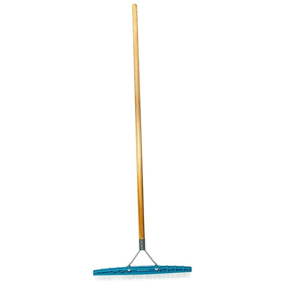 AB24 Carpet Rake, 18-Inch Head, 54-Inch Handle, Blue