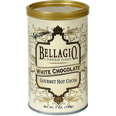 Bellagio Gourmet White Chocolate Hot Cocoa, 7 oz (Pack of 6)