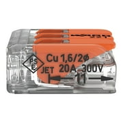 WAGO 221-413 Lever-Nuts 3 Conductor Compact Wire Connectors 24-12 AWG (50 Pack)
