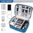 thumbnail image 2 of Electronics Organizer Travel Universal Cable Organizer Bag Waterproof Electronics Accessories Storage Cases for Cable, Charger, Phone, USB, SD Card,, 2 of 5