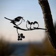 thumbnail image 3 of Courtyard Art Tree Bird Animal Art Garden Metal Tree Arte de acero inoxidable Metal Bird,11 Feliz Sencillez, 3 of 4