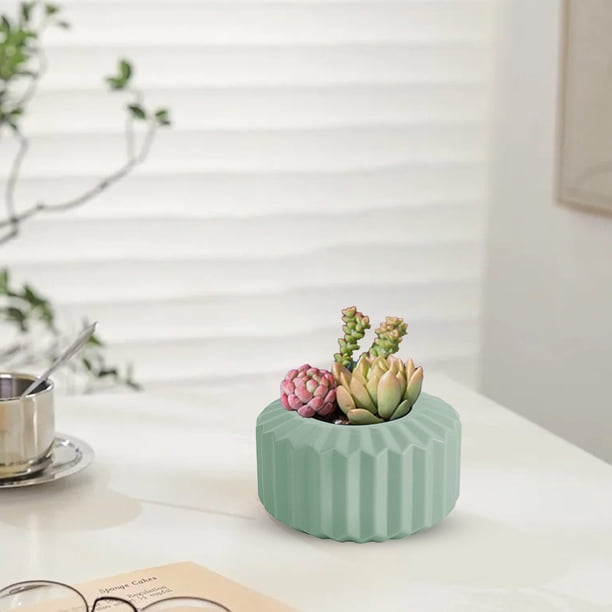Plastic Imitation Glazed Vase Living Room Flower Arrangement Cabinet Decoration Dried Flower Decoration Flower Pot Flower Utensil
