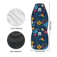 thumbnail image 6 of Uourmeti Flower Car Seat Cover 1 Pieces Set, Front Car Seat Cover Polyester Decorative Fade Resistant for Van Suv Trucks, 6 of 6