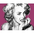 thumbnail image 4 of P Muir 24x20 Black Ornate Wood Framed With Double Matting Wall Art Titled - Marilyn M, 4 of 6