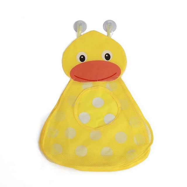 Juguetes de baño para bebé con 1 unidad de almacenamiento de juguetes de baño y bolsa organizadora para bañera, juego de pesca y juguetes de piscina, panda/rana/pato/tigre, malla colgante pa