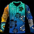 thumbnail image 4 of Novedades en sudaderas y sudaderas con capucha, lagartos indígenas de Australia y el sol, sudadera con capucha estampada en 3D para hombre, abrigo tipo pulóver Y2k, 4 of 5