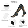 thumbnail image 5 of Rateoe Cigar Compression Socks for Women and Men 20-30mmHg-Circulation Support Socks Knee High Nurse Pregnant Running Medical and Travel Athletic, 5 of 7