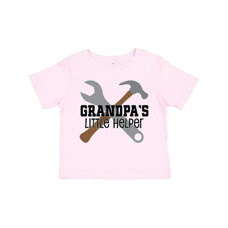 

Inktastic Grandpa Little Helper Gift Toddler Boy Girl T-Shirt