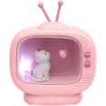 thumbnail image 1 of Lámpara de escritorio decorativa WEIHJMXG luz de noche forma de gato LED rosa, 1 of 5