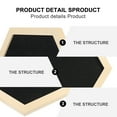 thumbnail image 7 of 1pc Multi-purpose Memo Board Hexagon Shaped Photo Board Useful Message Board, 7 of 7