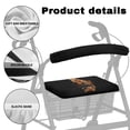 thumbnail image 5 of Jiueut Cute Cat Rollator Walker Seat and BackRest RollBar Covers Set for Women 2 Piece Soft Seat Cushion for a Rollator Walker Comfortable Driving Aid Cover for Seniors, 5 of 7