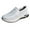 White, variant on CAIXAI Orthopedic Dress Shoes for Women Adjustable Upper Women's Sneakers Comfortable Slip on Women Walking Shoes Mesh Knitted Woven Mary Jane Shoes Women Hands-Free Foam Shoes